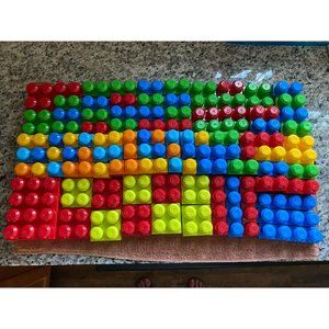 112 MEGA BLOKS Building Blocks Extra Large Bricks